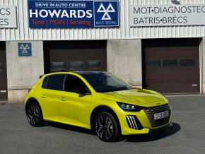 PEUGEOT 208 at Howards of Carmarthen Carmarthen
