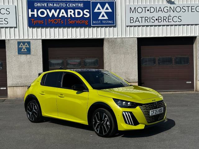 Peugeot 208 1.2 Hybrid 136 GT 5dr e-DSC6 Hatchback Petrol Yellow